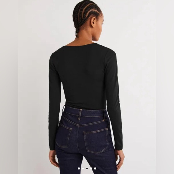Boden Ponte Twist Front Jersey Top | US 8 - Picture 5 of 6
